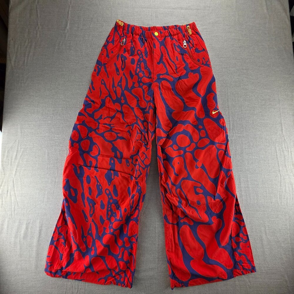 Nike Project F.R.O.G. size M Parachute Pants Red/Blue-Red. HQ0467 635 NWT